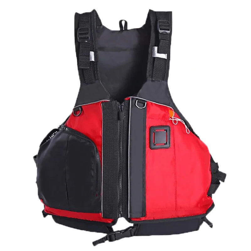 Kayaking Life Vest with Mesh High Back Kids Adult