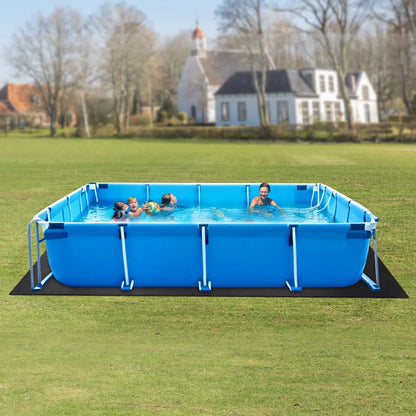 16x32ft Rectangle Pool Liner Pad Heavy Duty Thick Pool Mat Prevent Punctures