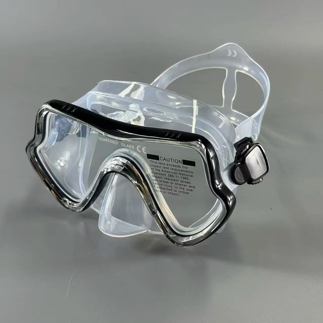 Large frame silicone face mask snorkeling mask for adults, men and women