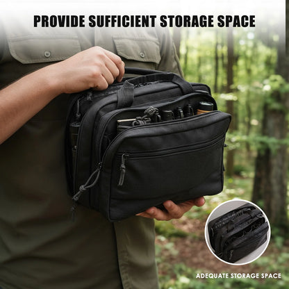 600D Oxford Cloth Tactical Handgun Bag Multiple Pockets