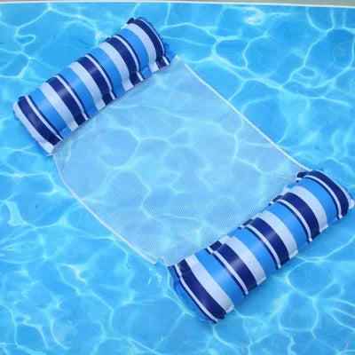 1/2pcs Water Hammock Recliner Inflatable Floating Swimming Mattress Sea Swimming Ring Pool Party Toy Lounge Bed For Swimming