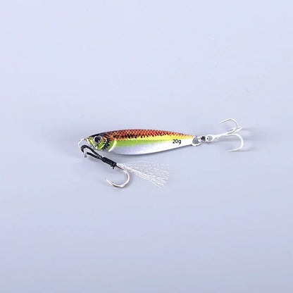 Metal Cast Jig Spoon 7g Artificial Bait Tackle