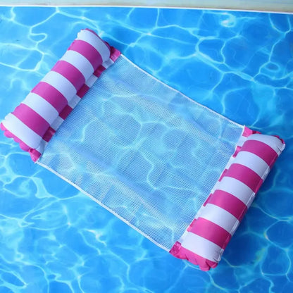 1/2pcs Water Hammock Recliner Inflatable Floating Swimming Mattress Sea Swimming Ring Pool Party Toy Lounge Bed For Swimming