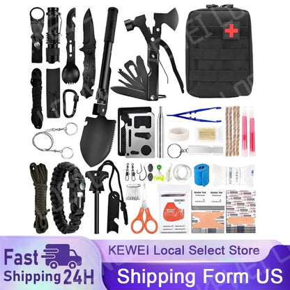 Emergency Equipment Camping Survival Tool Set Multifunctional