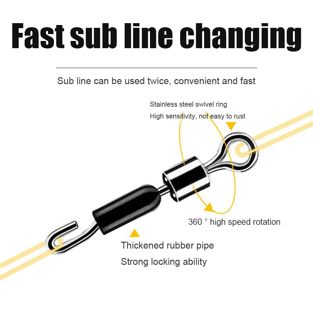 50pcs Connector Fishing Tackles