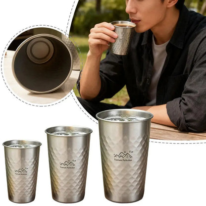 304 Stainless Steel Cup Set Camping Cup 4/6/8PCS