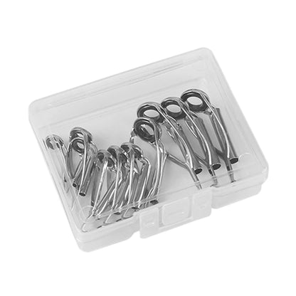 Fishing Rod Guide Ring Stainless Steel Top Tip Repair Kit