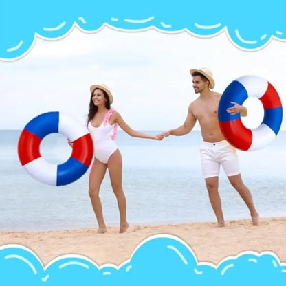 2 Pcs Inflatable Swimming Float Tools 35Inch