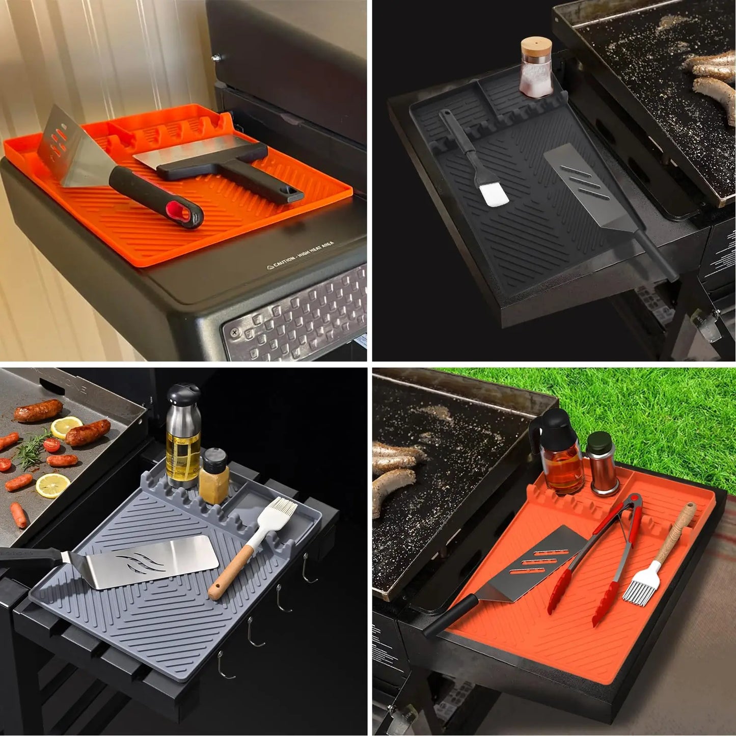 Silicone Grill Mat Compatible with Blackstone,