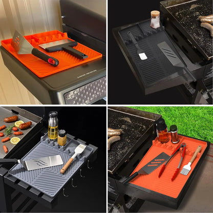 Silicone Grill Mat Compatible with Blackstone,