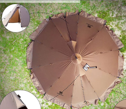 4 Season, 4-6 Person Tipi Tent