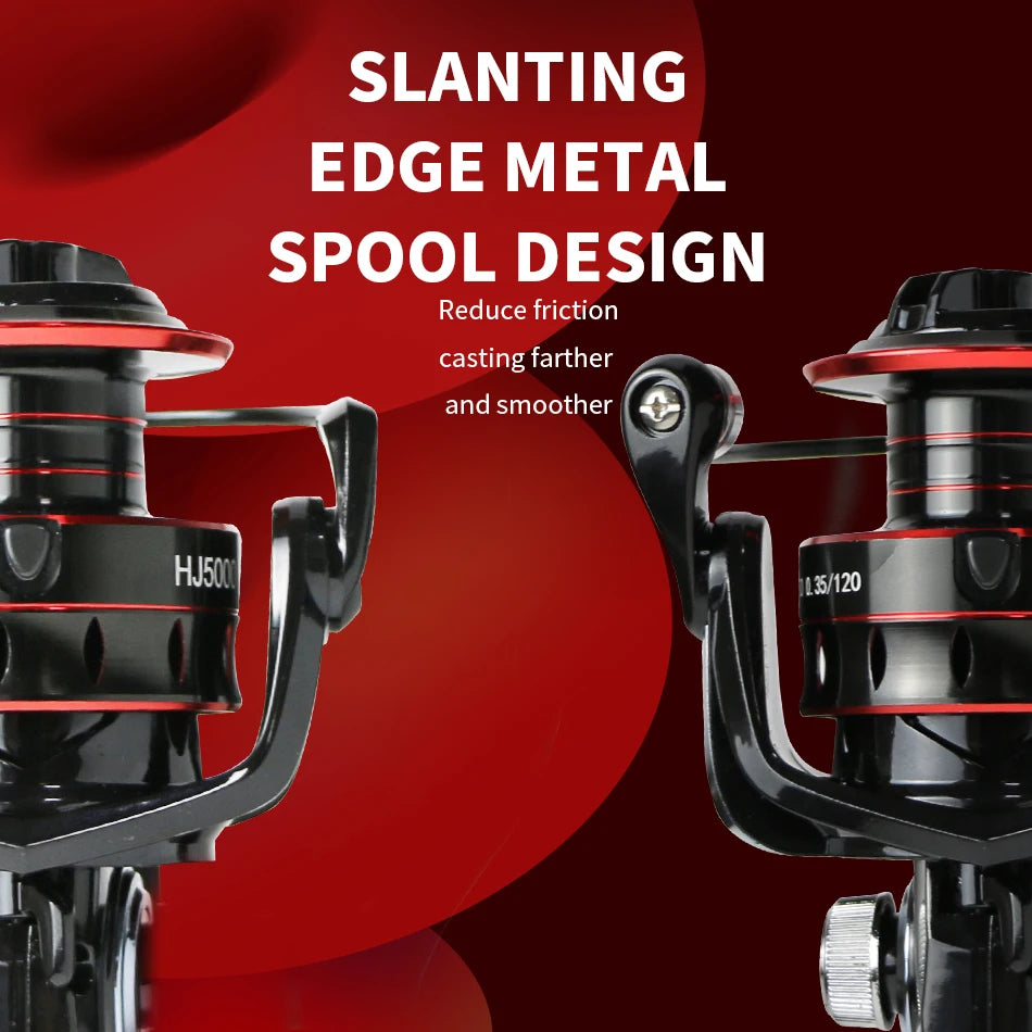 Fishing Reel Spinning Reel Metal Reel Cup 10KG Max Drag Power