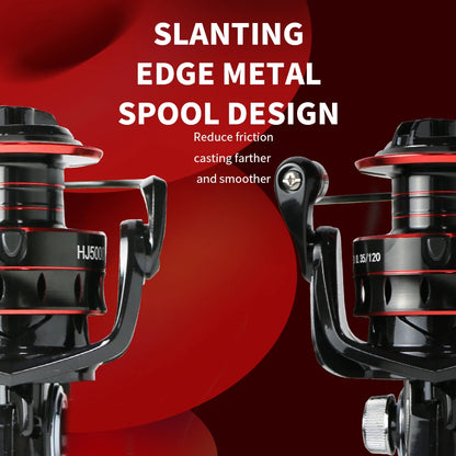 Fishing Reel Spinning Reel Metal Reel Cup 10KG Max Drag Power