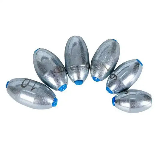 10pcs/Lot Alloy Hollow Olive Fishing Sinkers