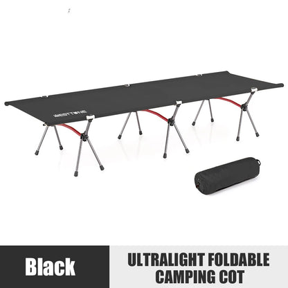 Camping Cot with Leg Extenders Ultralight Aluminum Alloy