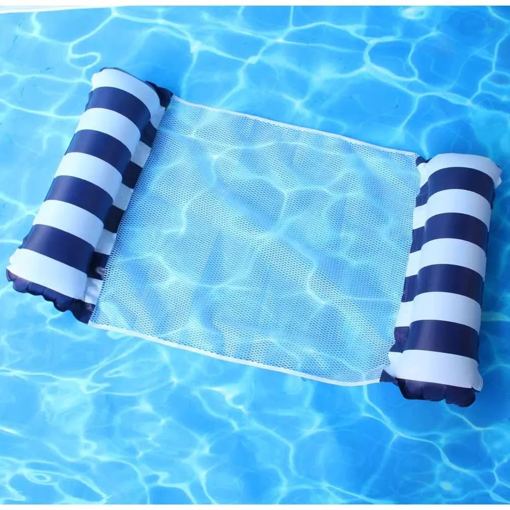 1/2pcs Water Hammock Recliner Inflatable Floating Swimming Mattress Sea Swimming Ring Pool Party Toy Lounge Bed For Swimming