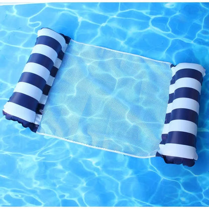 1/2pcs Water Hammock Recliner Inflatable Floating Swimming Mattress Sea Swimming Ring Pool Party Toy Lounge Bed For Swimming