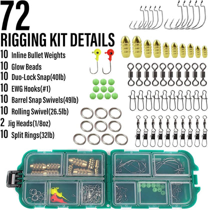 125-Piece Telescopic Fishing Rod and Reel Combo Set with Tackle Bag for Adults, Collapsible Travel Gear for Freshwater Saltwater
