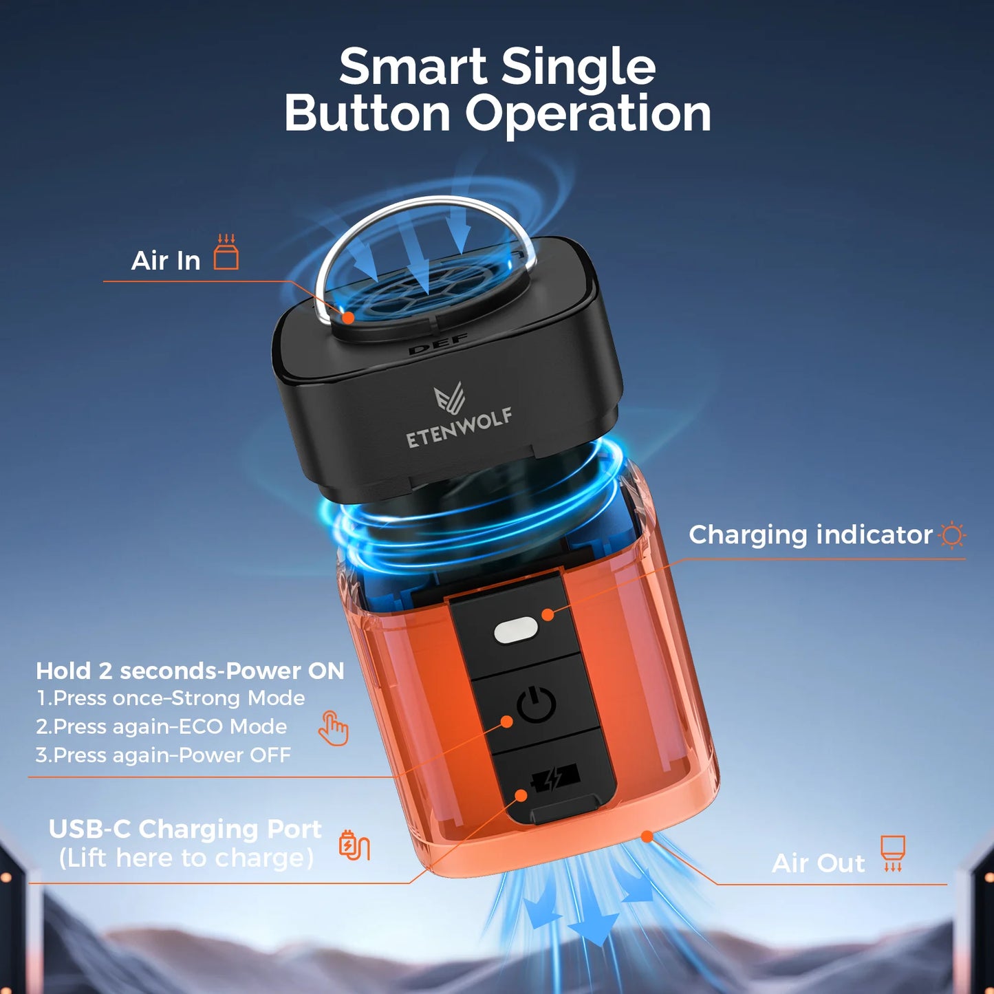 AIR 3SE Electric Air Pump 2600mAh