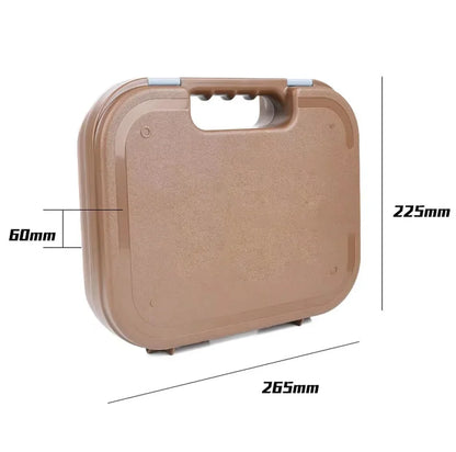 Tactical Pistol Safety Case Hard Shell Tool Storage Box