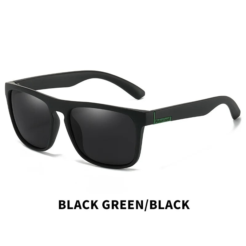 Black Polarized Square Sunglasses Men Women Fashion Classic