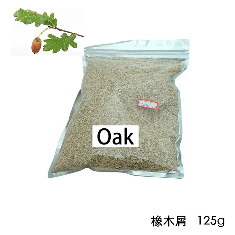 Smoked Sawdust Wood Chips for Smoking 125g/bag Apple Cherry Oak Hickory