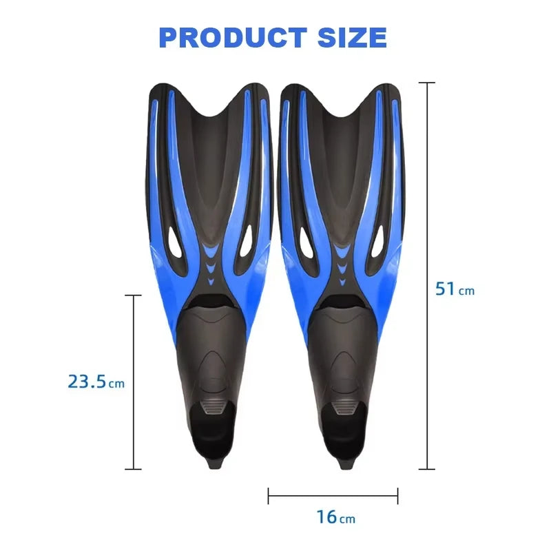 Professional Diving Fins Flexible Comfort