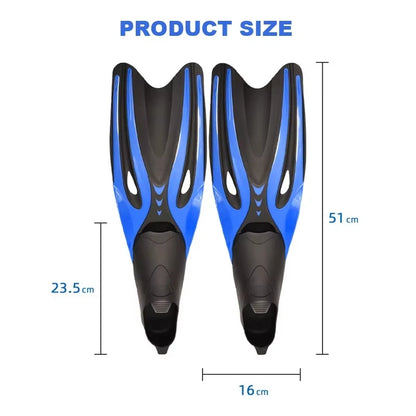 Professional Diving Fins Flexible Comfort