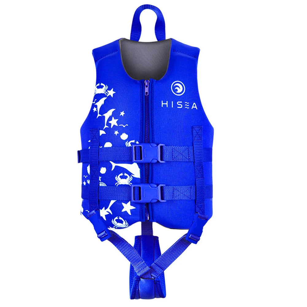 2025 Neoprene Children's Life Jacket Swimming Sailing Rafting Safety Life Jacket