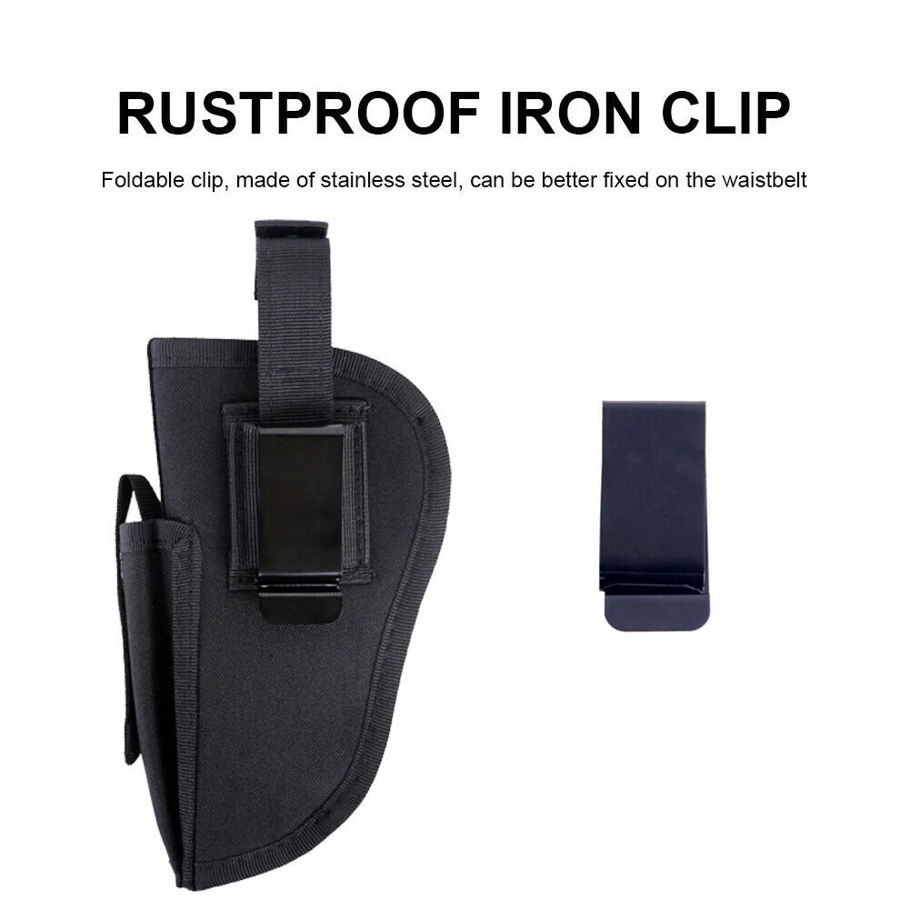 Tactical MOLLE Gun Pouch Holster Left / Right Universal