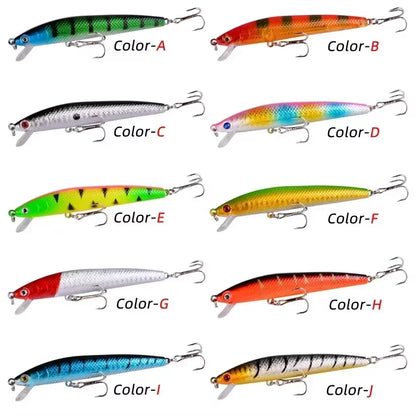 10pcs 9g/10cm Fishing Lures Minnow
