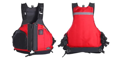 Kayaking Life Vest with Mesh High Back Kids Adult