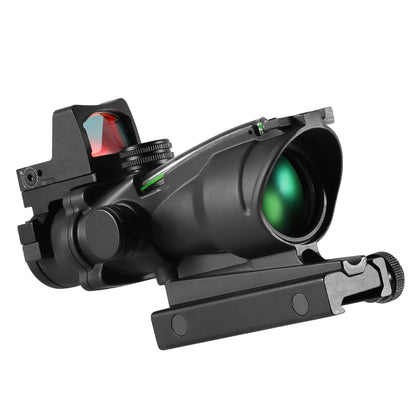 Adjustable 4x32 Red Dot Tactical Scope