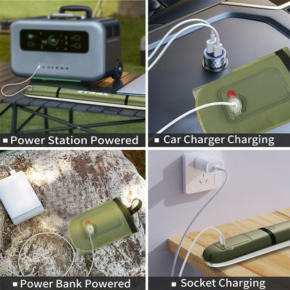 Rechargeable Portable Camping Strong Light Waterproof 2000 mAh