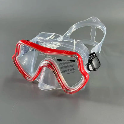 Large frame silicone face mask snorkeling mask for adults, men and women