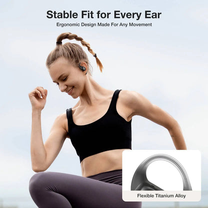 Open Ear Earbuds bluetooth V5.4 Earphones Air Conduction