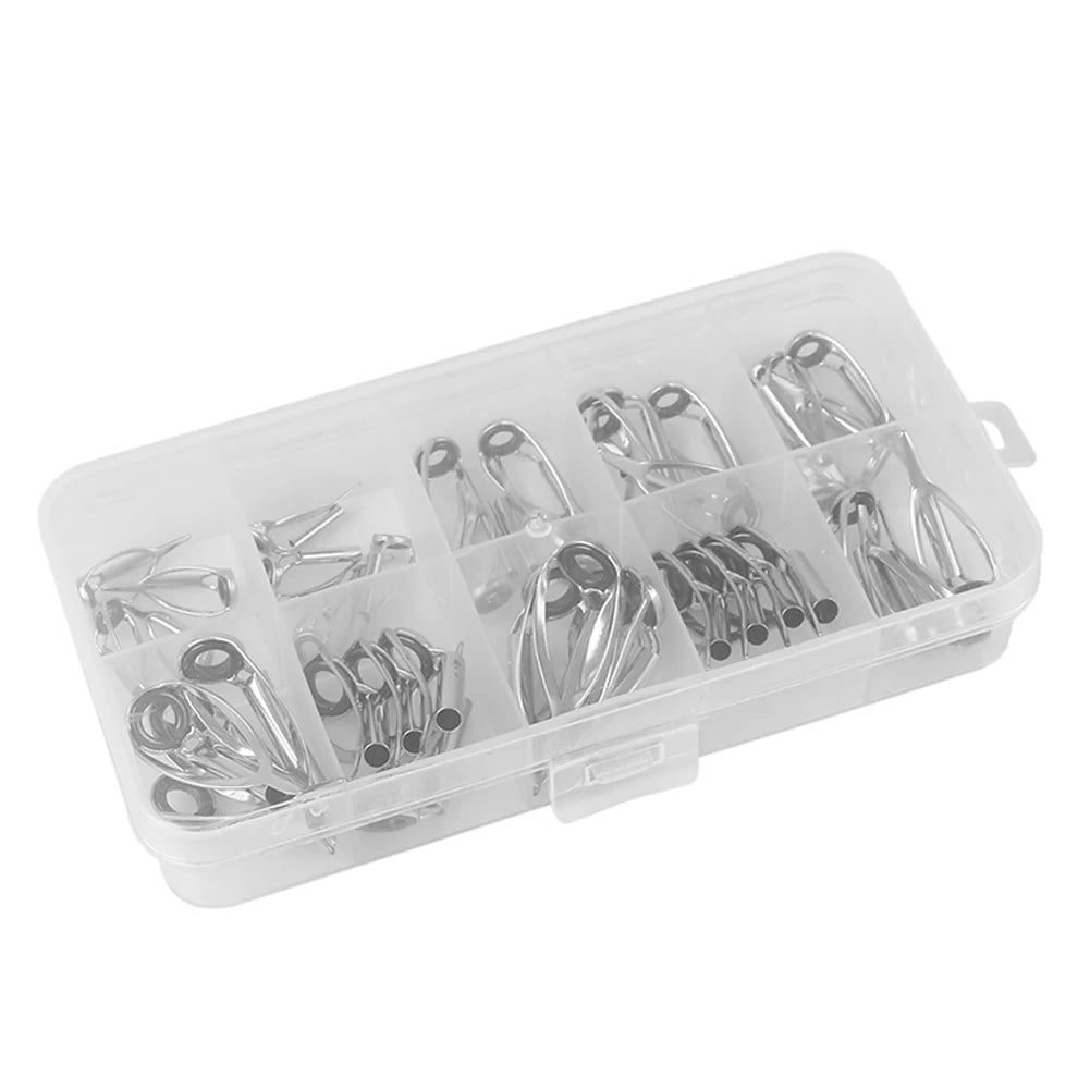 Fishing Rod Guide Ring Stainless Steel Top Tip Repair Kit