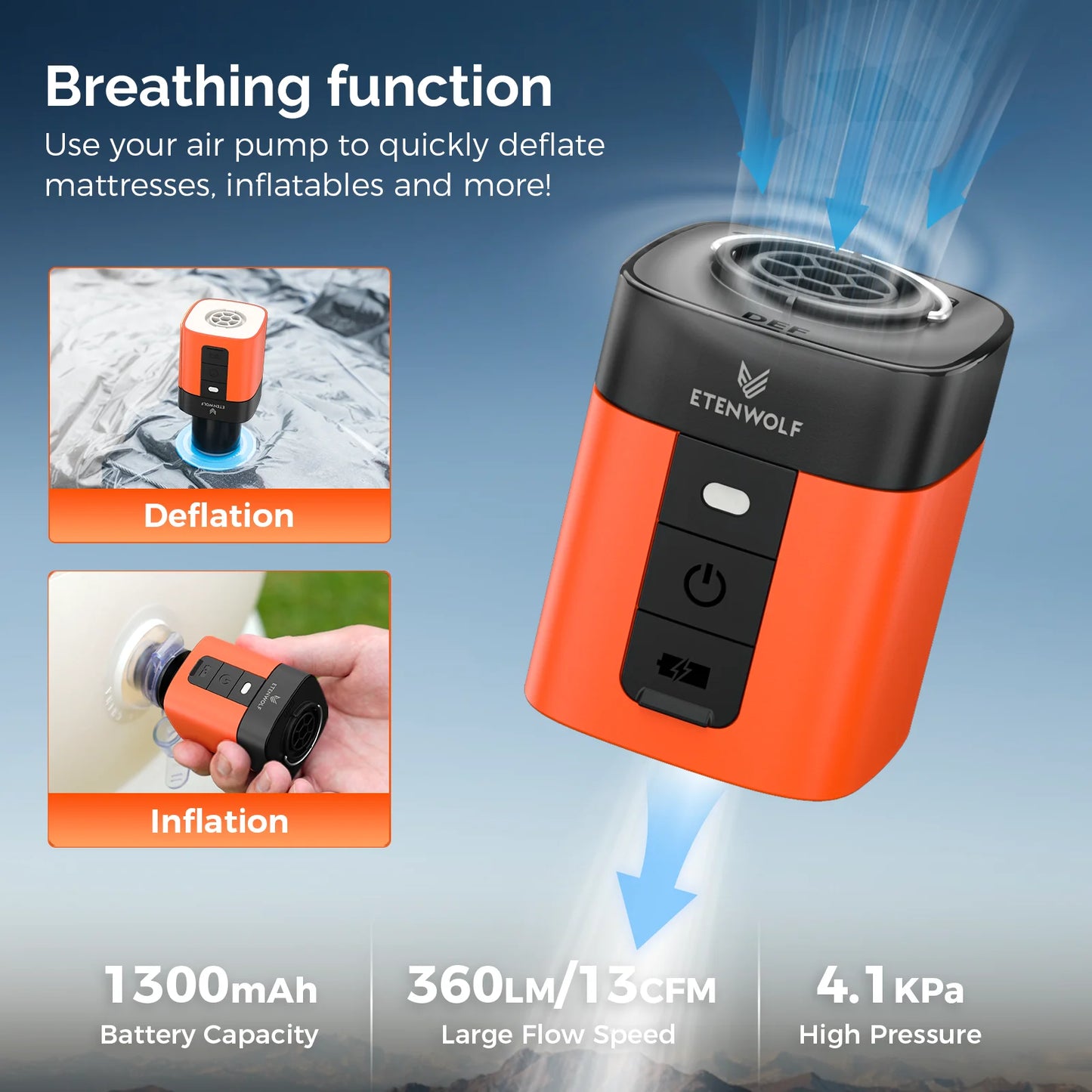 AIR 3SE Electric Air Pump 2600mAh