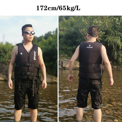 Neoprene Life Jacket for Adult Children New Water Sport Buoyancy Jacket Life Vest Swimming Boating Skiing Driving Vest Drifting