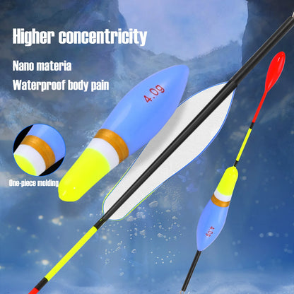 10 PC Fishing Float Set 3-6g Nano Material Streamline Design