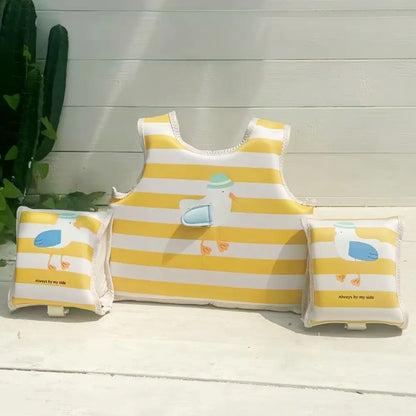 Striped Children's Buoyancy Vest Floats