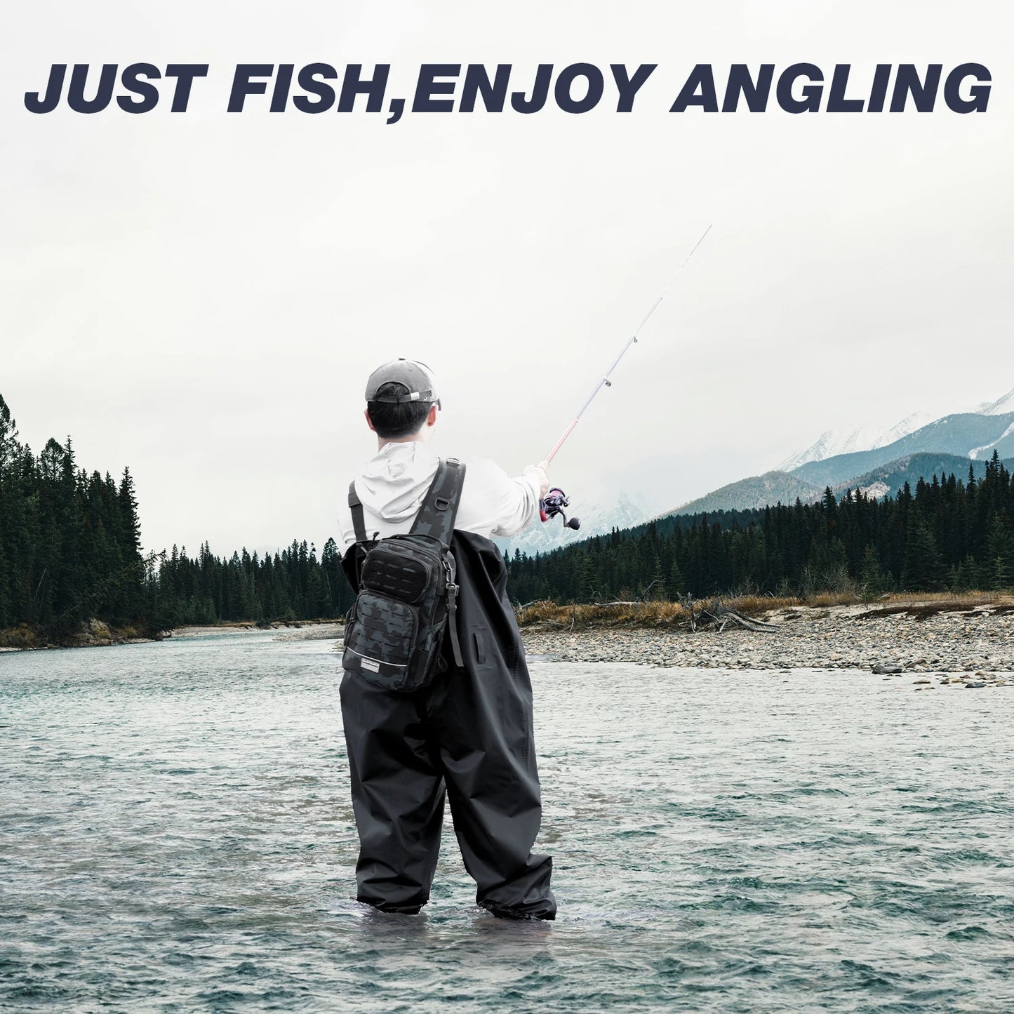 Fishing Backpack Tackle Sling Bag