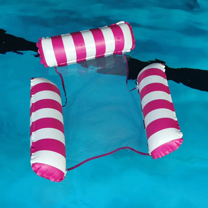 1/2pcs Water Hammock Recliner Inflatable Floating Swimming Mattress Sea Swimming Ring Pool Party Toy Lounge Bed For Swimming