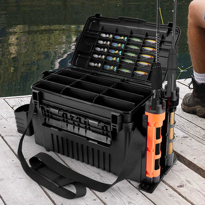 2 Tier Fishing Tackle Box