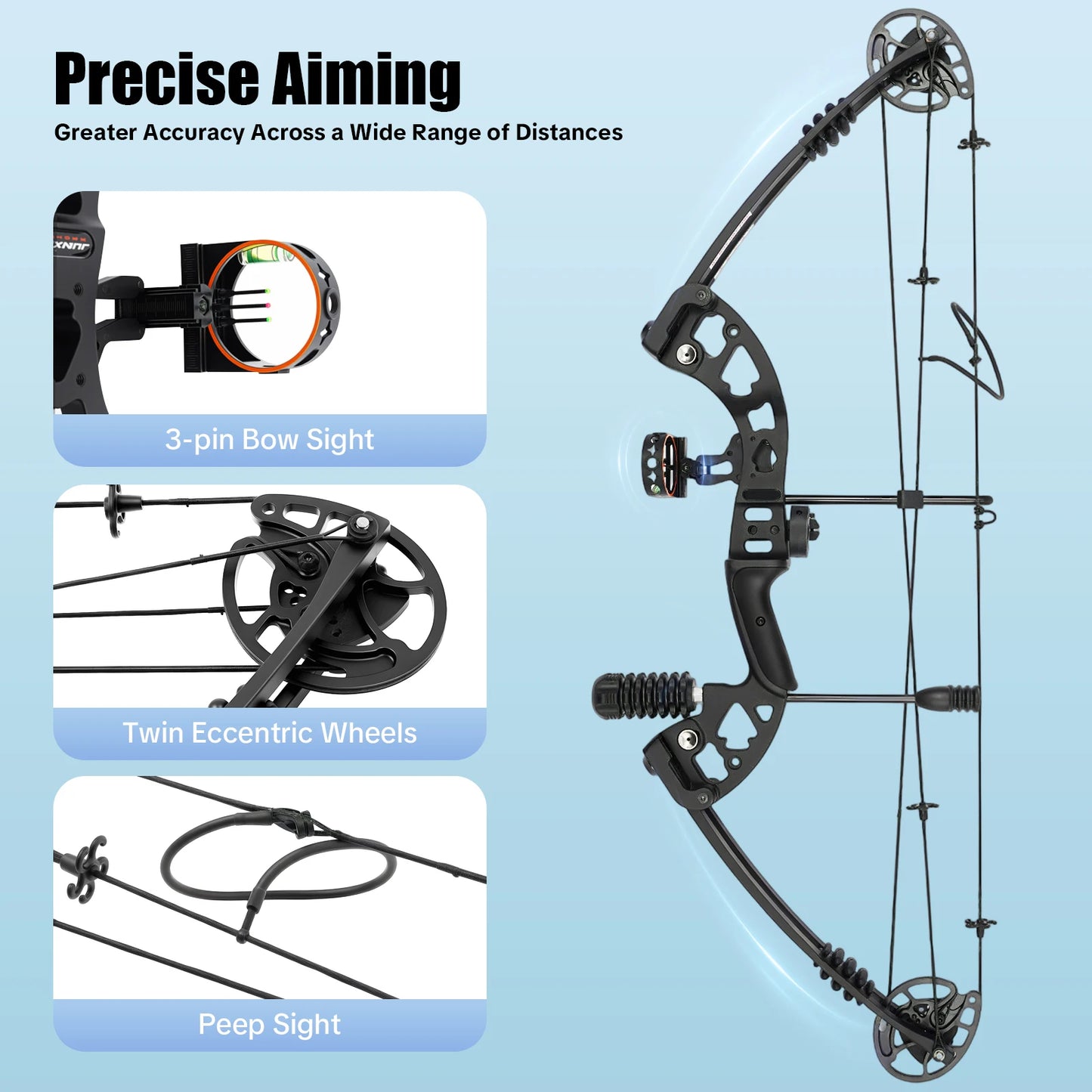 Compound Bow For Adults, Right Hand, Hunting Kit