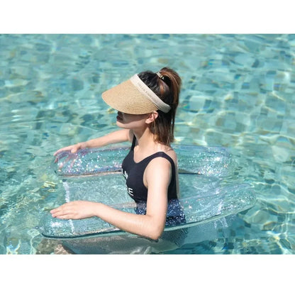 1/2pcs Water Hammock Recliner Inflatable Floating Swimming Mattress Sea Swimming Ring Pool Party Toy Lounge Bed For Swimming