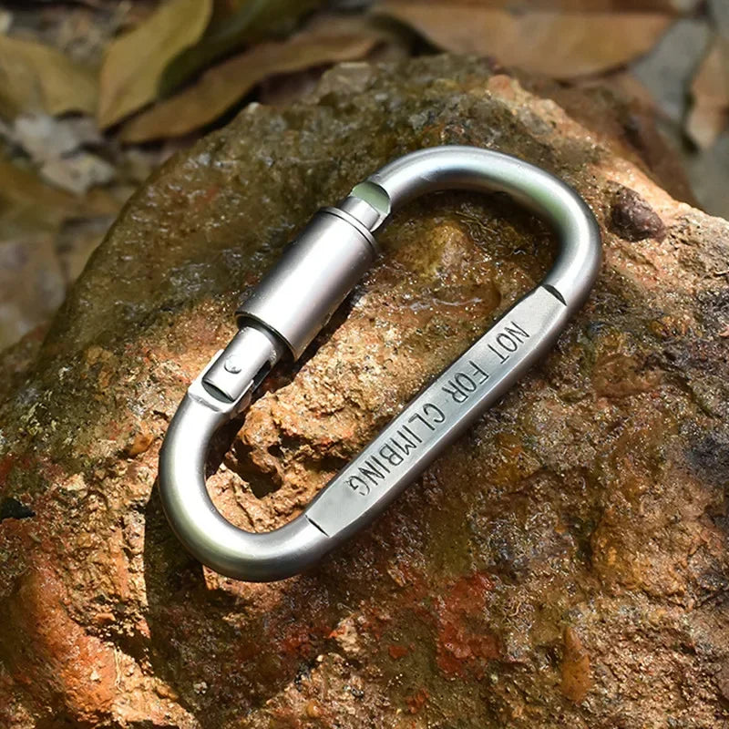 4-6PCS Carabiner Set For Key Camping Survival