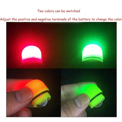 1/2/4pcs Electric Night Fishing Float Glowing EVA Light