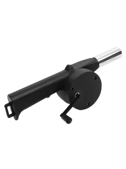 BBQ Fan Air Blower Fast Fire Starter Portable Manual Hand Crank