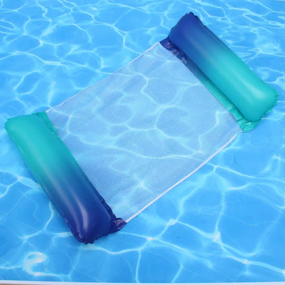 1/2pcs Water Hammock Recliner Inflatable Floating Swimming Mattress Sea Swimming Ring Pool Party Toy Lounge Bed For Swimming
